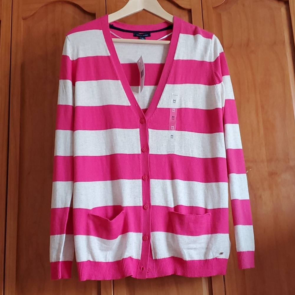 Tommy Hilfiger button down sweater